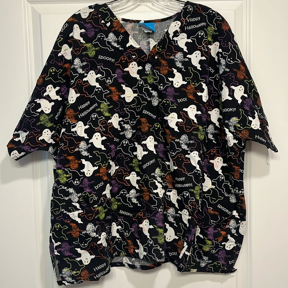 Halloween Scrub Top